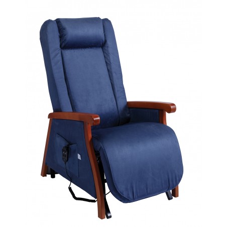 Scotty II Klasyczny fotel geriatryczny z elementami drewnianymi