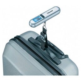 Waga bagażowa mała i poręczna, niebieski wyświetlacz LCD, miarką