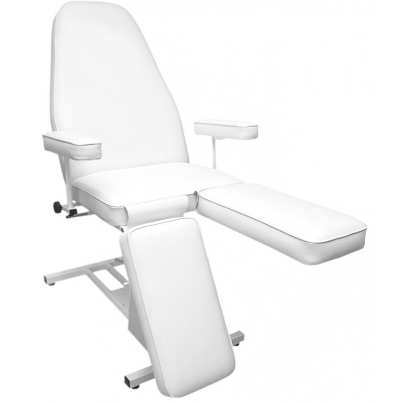 Fotel do gabinetu kosmetycznego do pedicure- sterowany elektronicznie za pomocą pilota, dzielony podnóżek